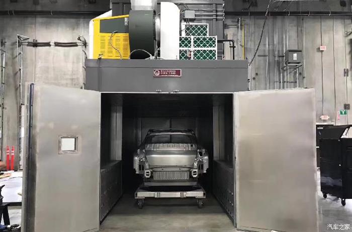向量产又近一步 FF 91首台白车身诞生