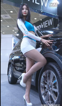 2016 韩国首尔车展 美女车模 饭拍