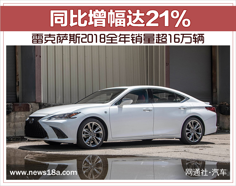 雷克萨斯2018全年销量超16万辆 同比增幅达21%