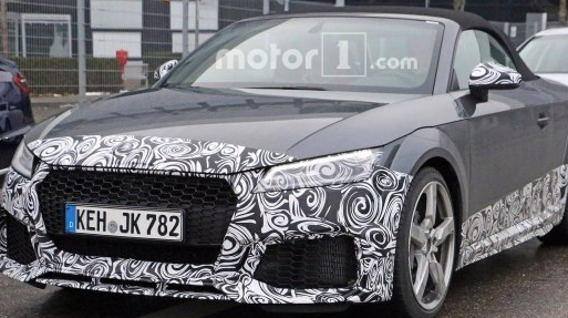 外观微调 新款奥迪TT RS Roadster谍照