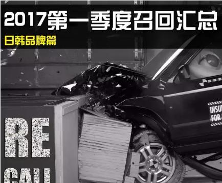 一季度日韩车企召回57万辆车，快看看有没有你的车！