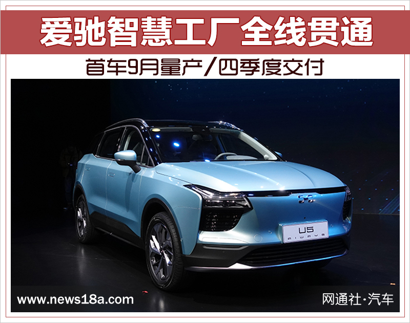 爱驰智慧工厂全线贯通 首车9月量产/四季度交付