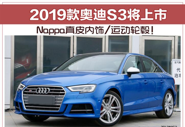 Nappa真皮内饰/运动轮毂！ 2019款奥迪S3将上市