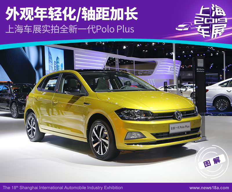 目标瞄准年轻人 上海车展实拍全新一代Polo Plus