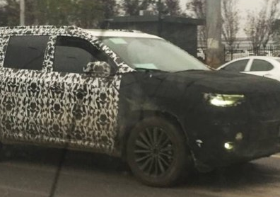 2018年国产 曝Jeep全新7座SUV测试谍照