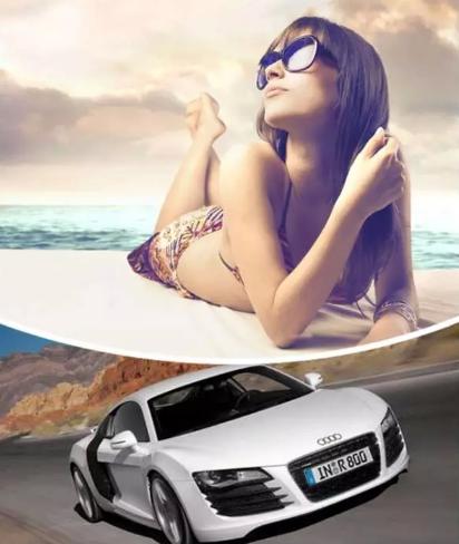 每日豪车美女：超级跑车奥迪R8vs异国风情