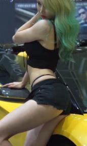 2016韩国首尔车展 美女车模0220