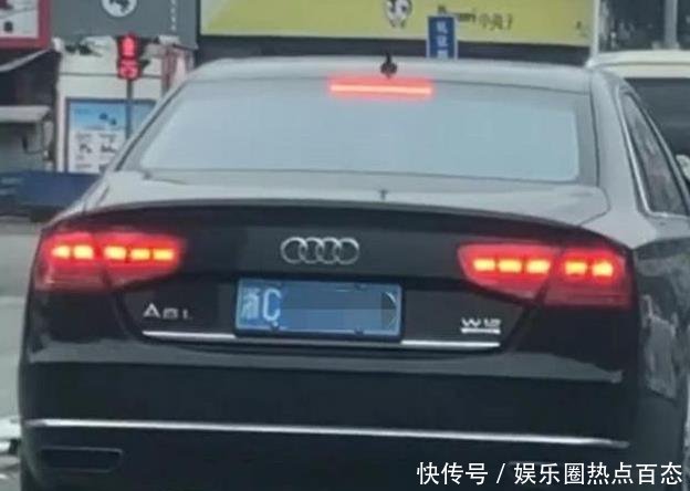网友上街跟车奥迪，离近看清后立马后退5米！车主比辉腾还低调