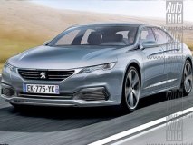 有望2018年亮相 标致全新508假想图