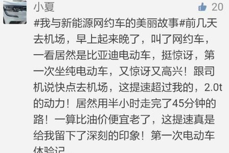 获奖通知 | 有人@你，你#与新能源网约车的美丽故事#中奖了！