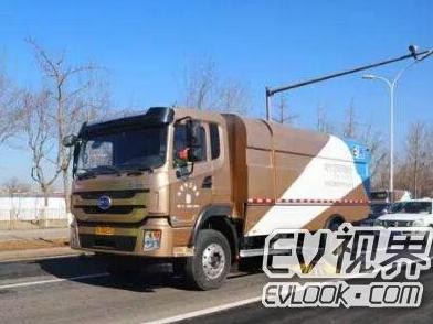 服务全国“两会” 比亚迪电动环卫车守卫首都蓝天
