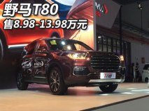 2017上海车展：野马T80售8.98-13.98万