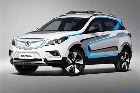 北汽新能源纯电SUV车型EX400L亮相 续航可达400km
