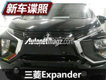 或命名Expander 三菱全新MPV谍照曝光