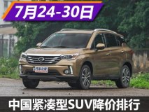 GS4降1.5万 中国品牌紧凑型SUV降价排行