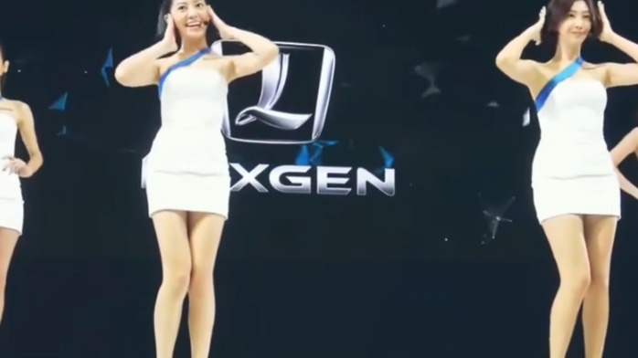 韩国美女车模热舞真好看