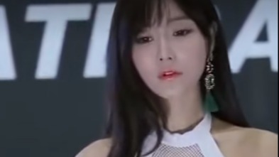 韩国赛车车模的私房写真，高挑性感！