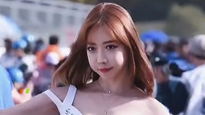 韩国车展颜值美女