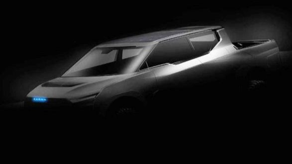 硬朗气质突出 Karma发电动皮卡预告图