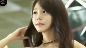 韩国高挑女车模小棉袄