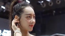 东莞车展性感车模