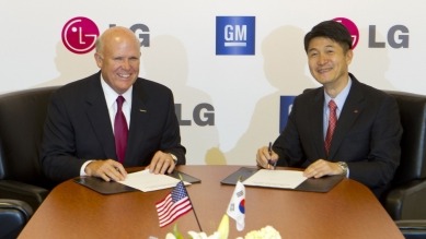 韩媒：通用或将与LG化学组建合资公司