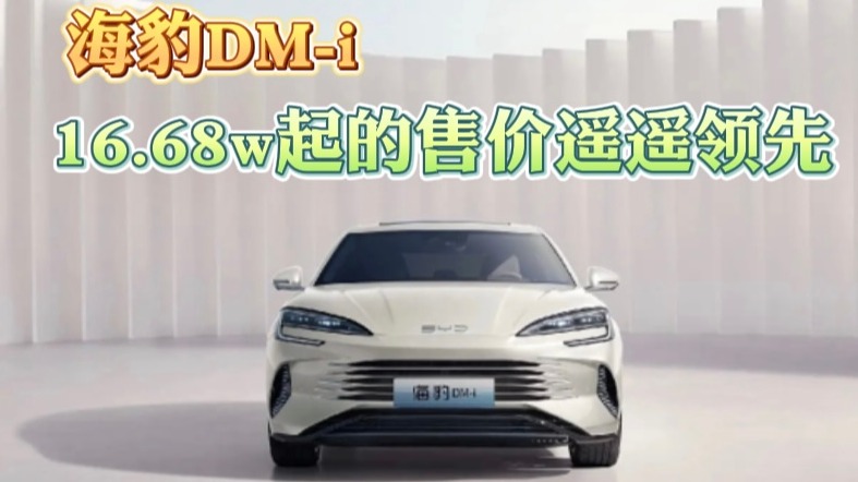 海豹DM-i 16.68w起的售价遥遥领先
