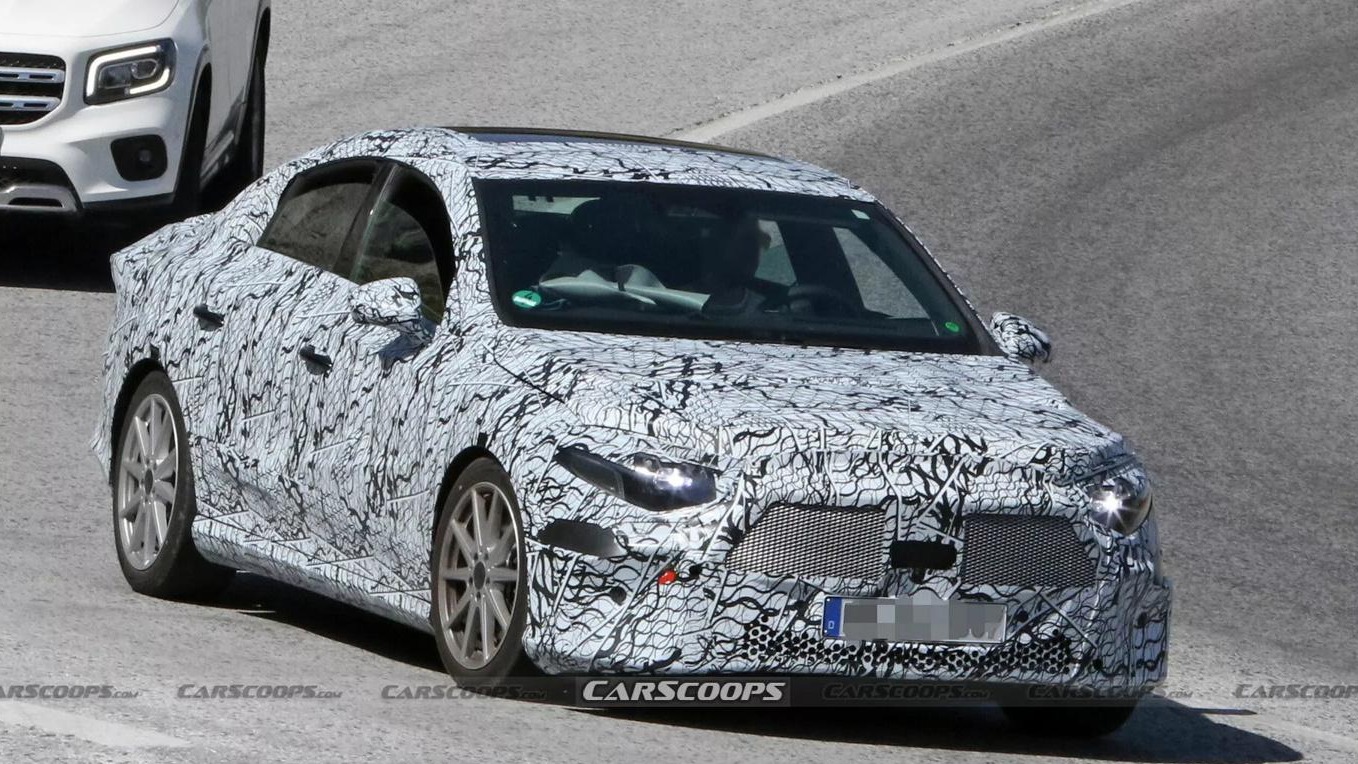 2025 款梅赛德斯 CLA 轿跑车路测照曝光