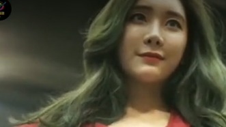 韩国女模特红加白