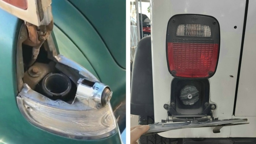 同样是车，为何“加油口”位置不一样？有的加油口油耗子都找不到