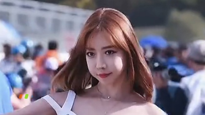 韩国车展颜值美女