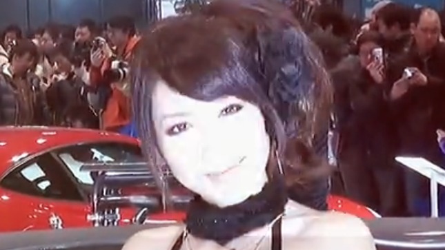 国际车展超高人气美女车模清水恵美