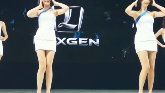 韩国美女车模热舞真好看