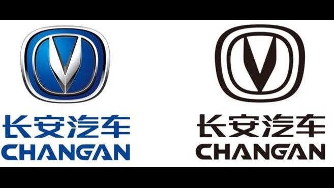 全黑且扁平化 长安汽车更换品牌LOGO