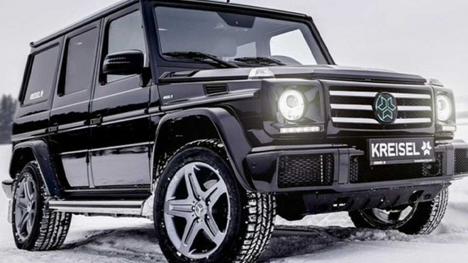 奔驰G级纯电动车曝光 续航300km/外观依旧硬派