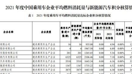 2021年双积分:65家车企达标,比亚迪成最大赢家