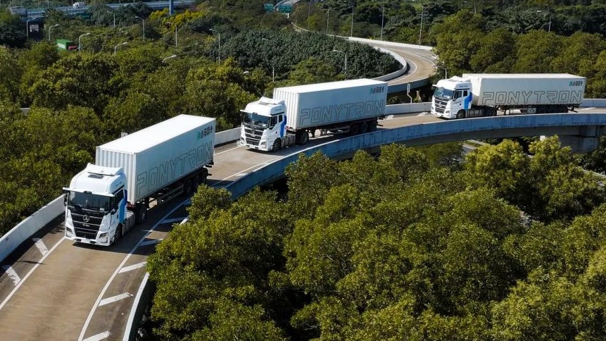 小马智行获准在广州开启 L4 级自动驾驶卡车编队行驶测试