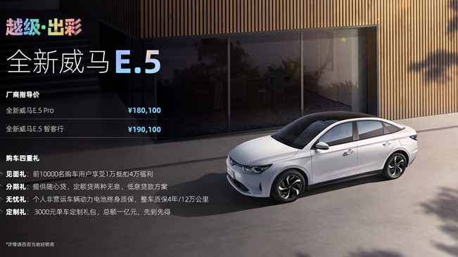 亿元补贴、前1万名低至15.01万 转战C端全新威马E.5能一炮而红吗？