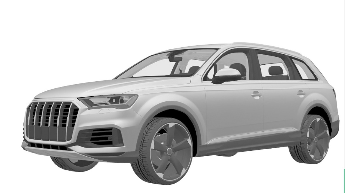 奥迪新款Q7专利图曝光 将于2020年2月上市