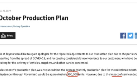 减产！本田和丰田两大车企同时宣布