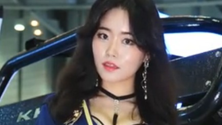 美女车模，闪亮迷人