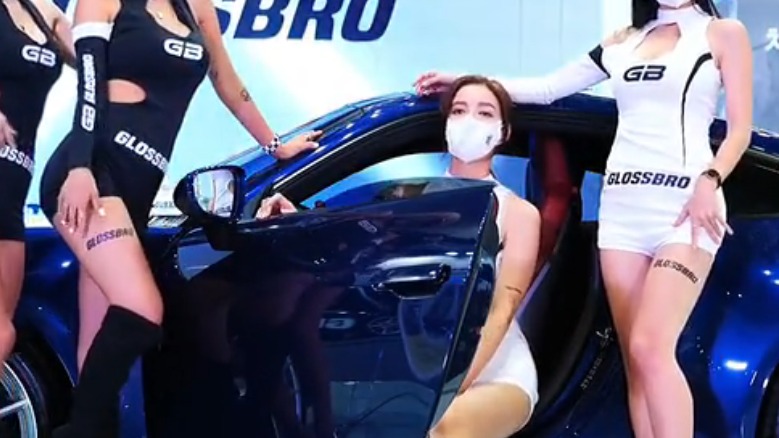 好多车模小姐姐