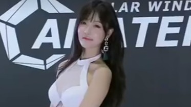 韩国车展 美女车模身材棒 DJ舞曲嗨不停