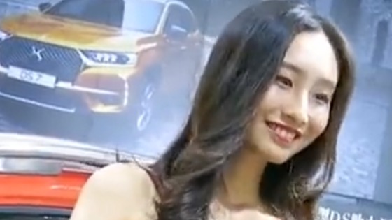 车展精品美女车模，青春唯美性感妩媚!