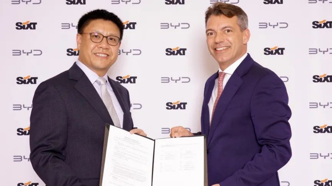 比亚迪获德国汽车租赁公司10万辆大单