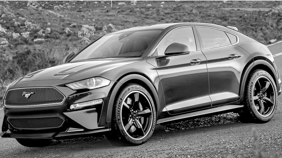 延续Mustang前脸 福特纯电动SUV渲染图曝光