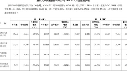 开年销量放缓，广汽嗅到了危险信号