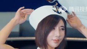 车模小姐姐泳装