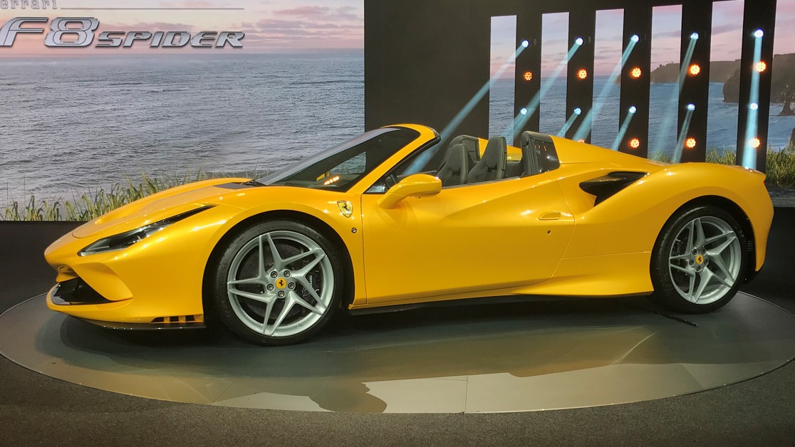 488敞篷版继任者 全新法拉利F8 Spider实车亮相