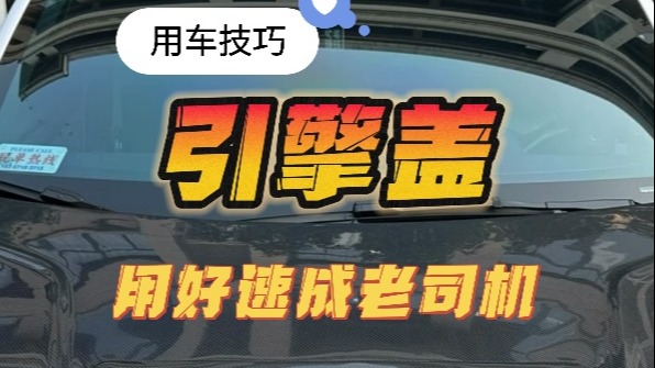 引擎盖用好速成老司机